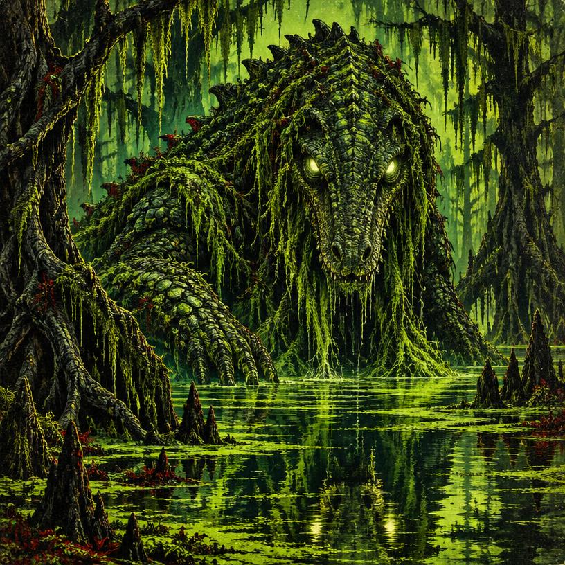 SWAMP WRAITH illustrated artwork